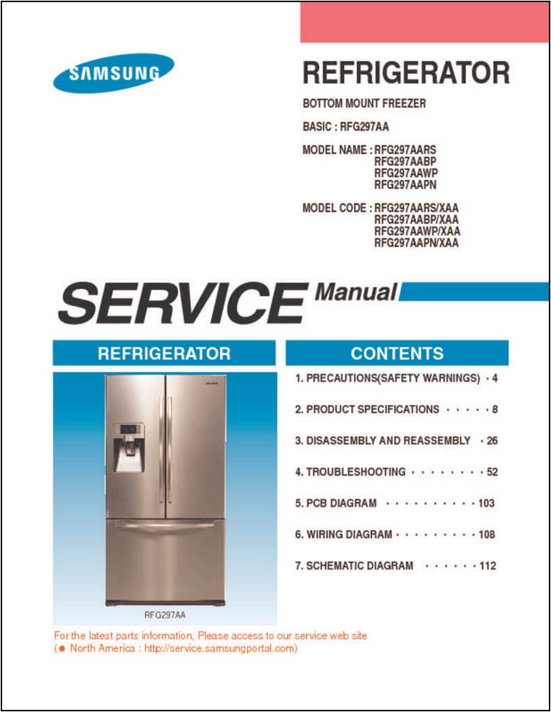 manual refrigerator samsung sr-438